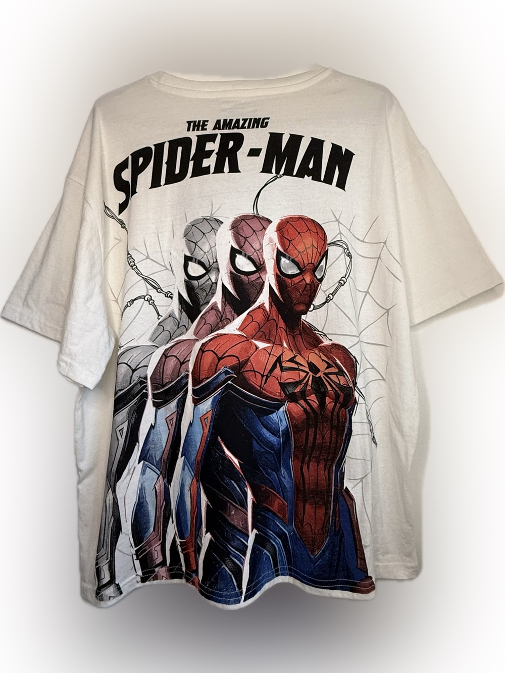 Marvel Rivals The Amazing Spider-Man White Graphic Adult T-Shirt Size XL